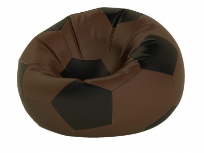 Кресло-мешок Мяч большой нейлон коричневый-черный