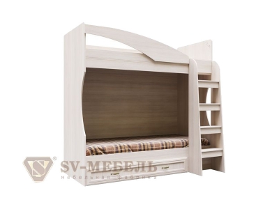 Кровать двухъярусная с ящиком Вега СВ ДМ-16